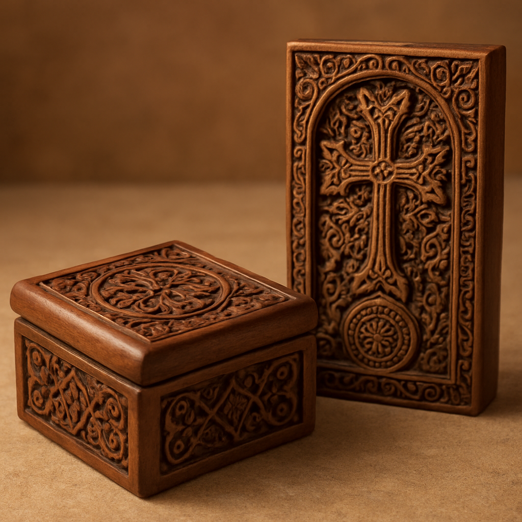Wooden Armenian Keepsake